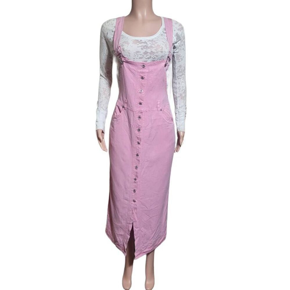 Pulp overall tencel icey rose maxi dress M